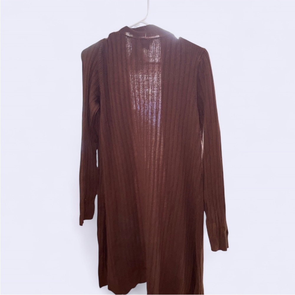 COCOBLEU Brown Long Sleeve Cardigan